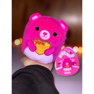 Valentine’s Day 2026 - Delia the bear holding pancakes - 5” Squishmallows plush